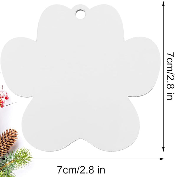 Custom Ornament (Paw Print)