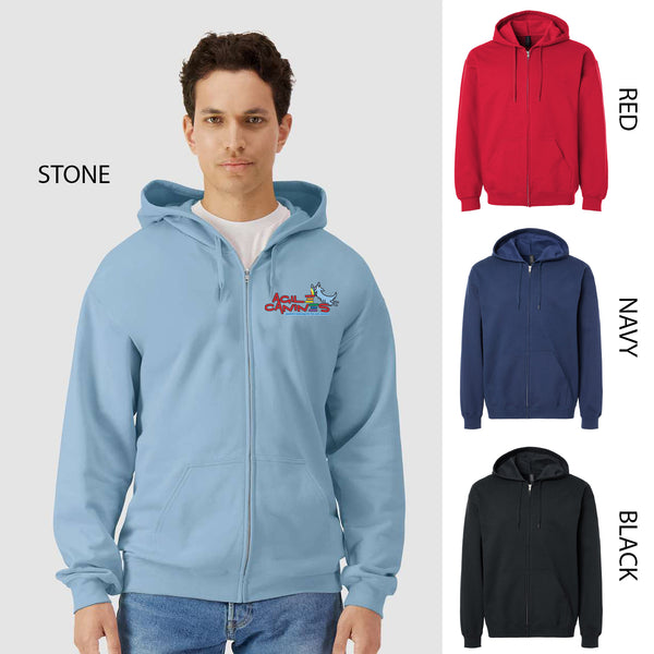 Full-Zip Hooded Sweatshirt #SF600