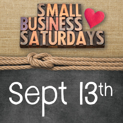 Sept 13 Small Business Saturday